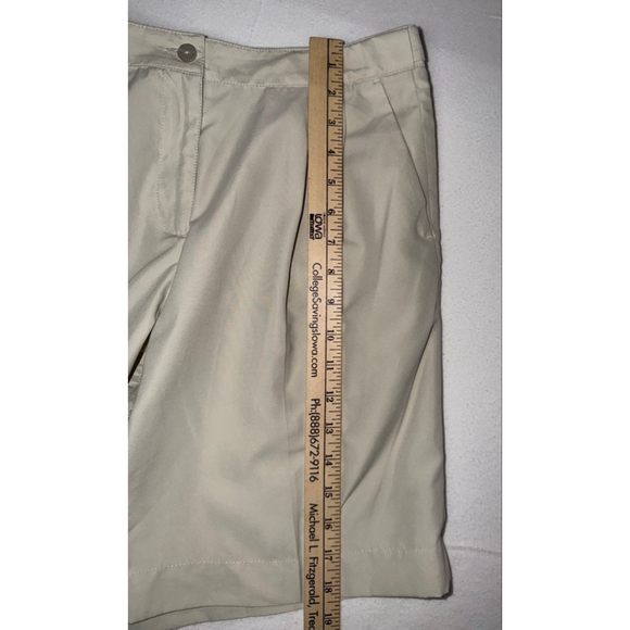 Women's Lizgolf Beige Khaki Shorts Size 6 Preppy Summer Resort Country Club - Picture 10 of 10